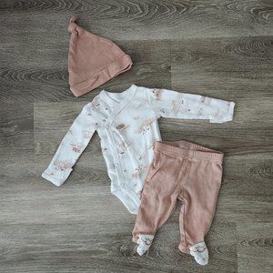 Adorable farm animal onesie set
